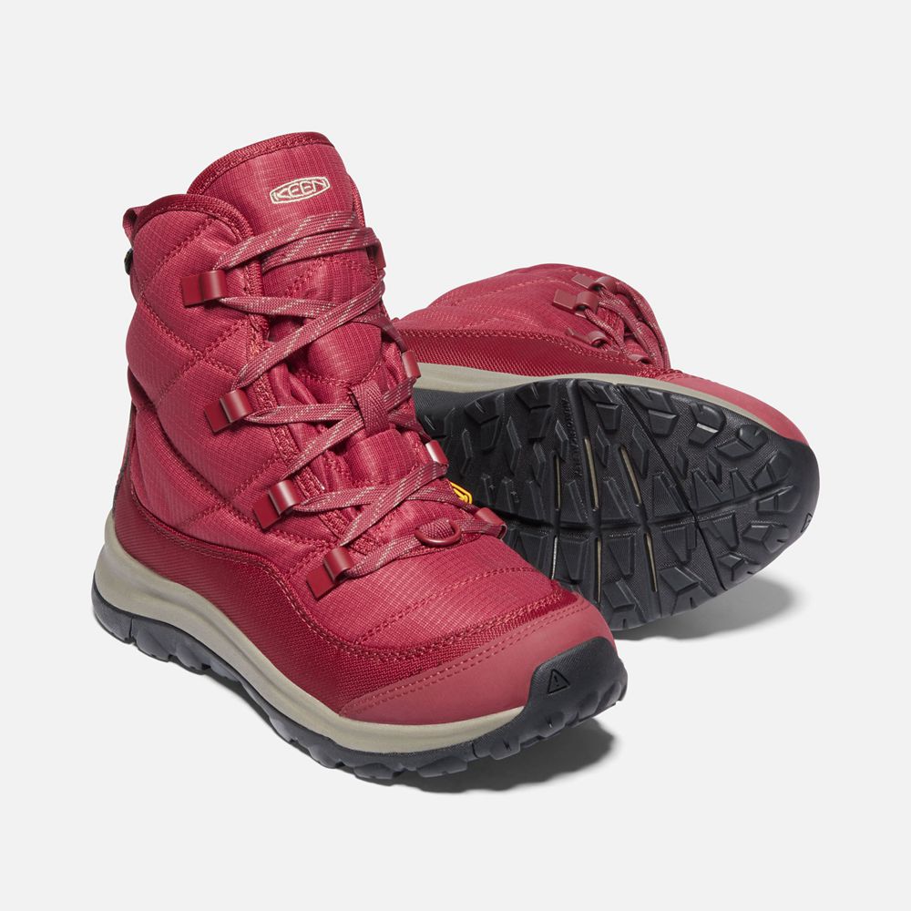 Bottes Hiver Keen Femme Rouge | Terradora Ii Waterproof | RKLFD-2467